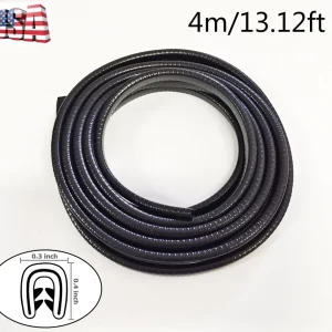4M Car Door Anti Collision Strip Trim Edge Scratch Protector Strip Sealing Guard