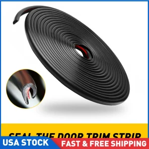 10M / 32ft U Shape Rubber Seal Car Door Edge Guard Molding Trim Protectors Strip