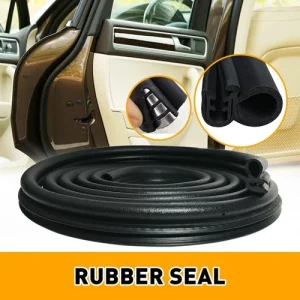 10ft U Shape Rubber Seal Car Guard Door Edge Molding Trim Protectors Strip Black